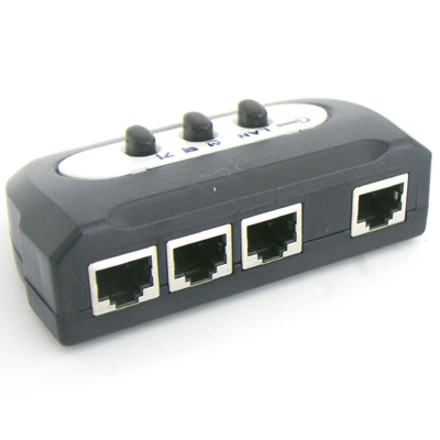 3-Way Ethernet Selector [LC-UTP31]