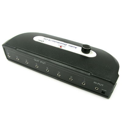 AUDIO SPLITTER 1 INPUT, 8 OUTPUT [LC-81ST]