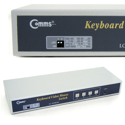 4-Port Desktop KVM Switch [LC-KVM114]